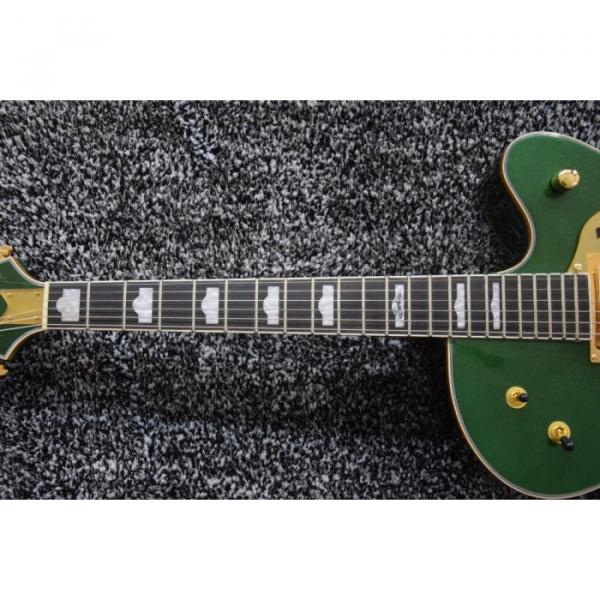 Custom Shop The Goal Is Soul Gretsch Metallic Green Jazz Guitar #4 image