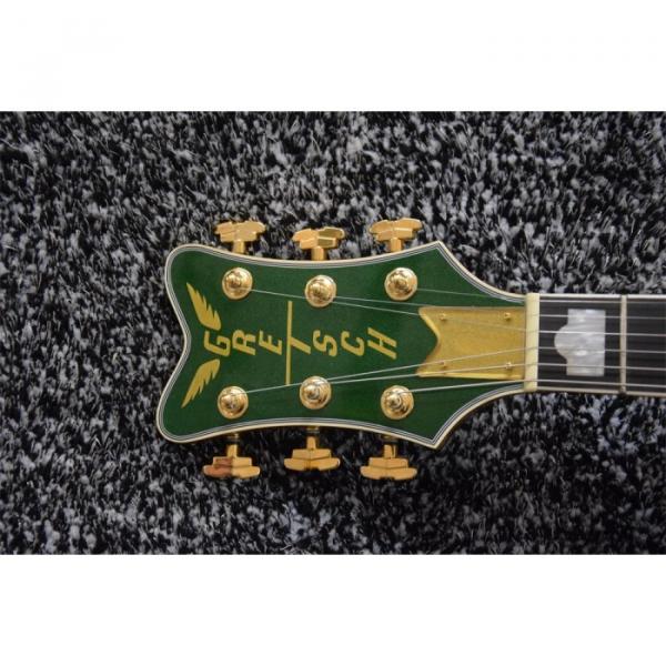 Custom Shop The Goal Is Soul Gretsch Metallic Green Jazz Guitar #7 image