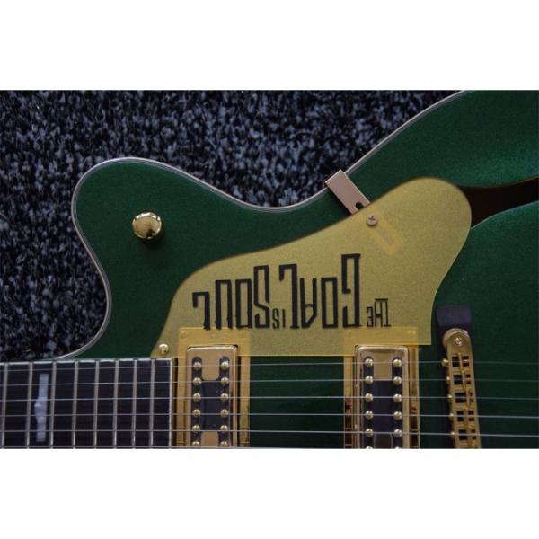 Custom Shop The Goal Is Soul Gretsch Metallic Green Jazz Guitar #9 image