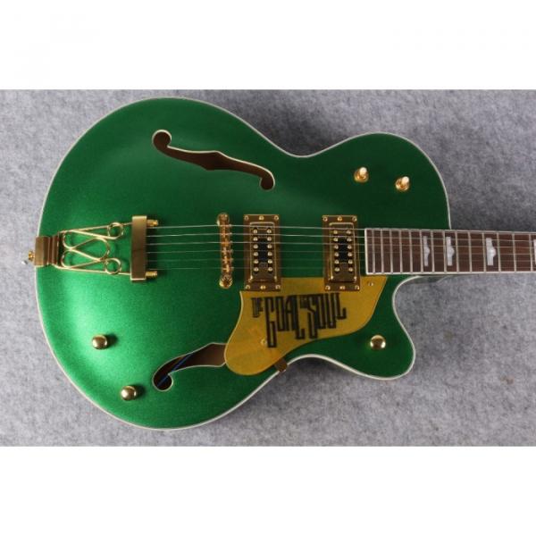 Custom Shop The Goal Is Soul Gretsch Green Jazz Electric Guitar #6 image
