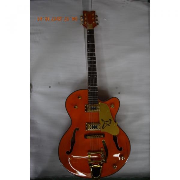 Custom Shop Orange Falcon Gretsch 6 String Electric Guitar #1 image