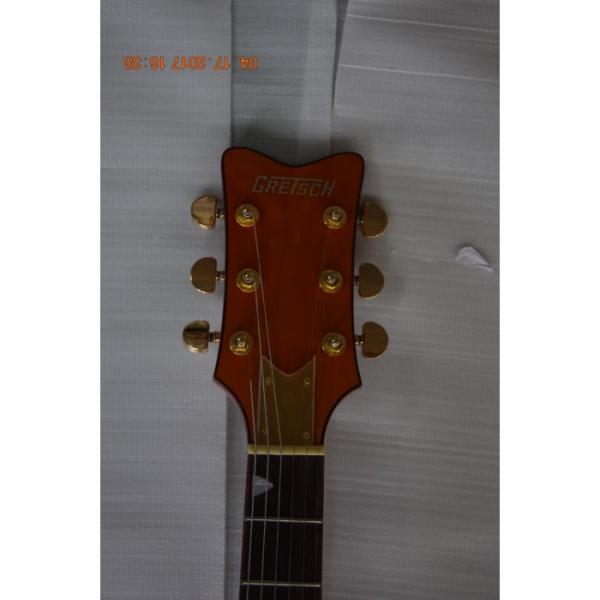 Custom Shop Orange Falcon Gretsch 6 String Electric Guitar #4 image
