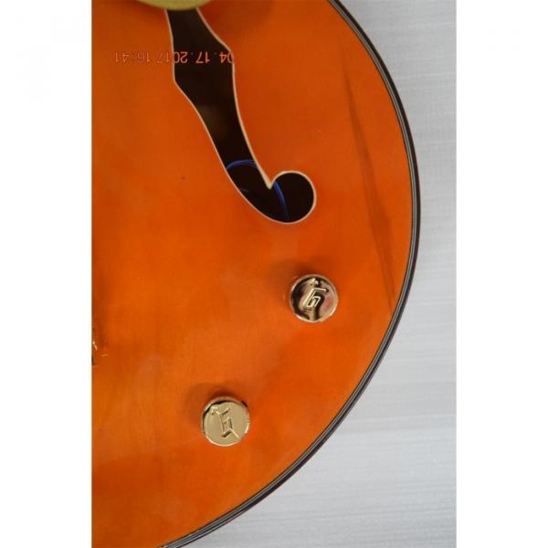 Custom Shop Orange Falcon Gretsch 6 String Electric Guitar #7 image