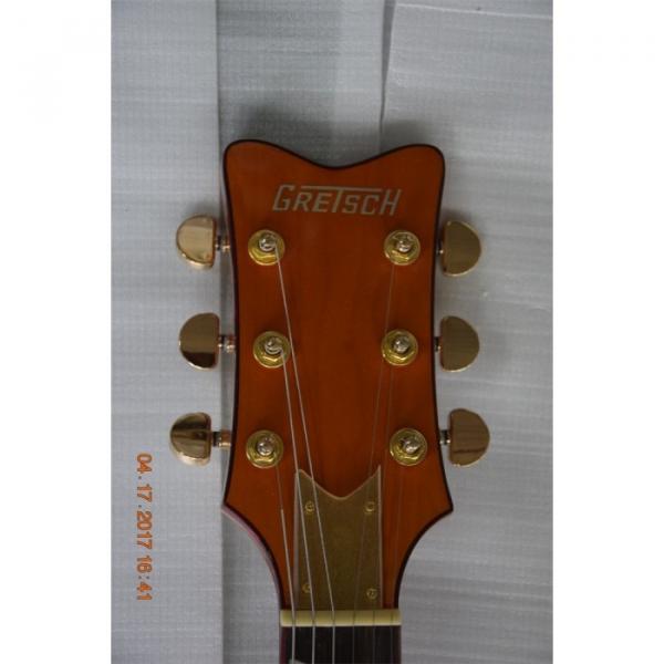 Custom Shop Orange Falcon Gretsch 6 String Electric Guitar #8 image