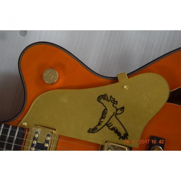 Custom Shop Orange Falcon Gretsch 6 String Electric Guitar #9 image