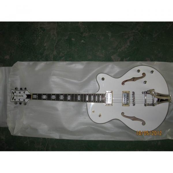 Custom Shop Gretsch White Nashville Electric Guitar #7 image