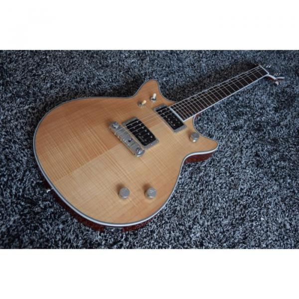 Custom Shop Maple Wood Gretsch G6131MYF Malcolm Young II Guitar Flame Maple Top #1 image