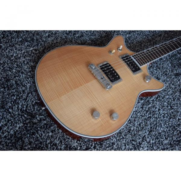 Custom Shop Maple Wood Gretsch G6131MYF Malcolm Young II Guitar Flame Maple Top #2 image