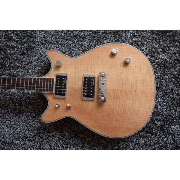 Custom Shop Maple Wood Gretsch G6131MYF Malcolm Young II Guitar Flame Maple Top #10 image