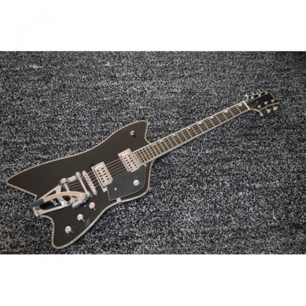 Custom Shop Gretsch G6199 Billy-Bo Jupiter Thunderbird Metallic Black Guitar #1 image