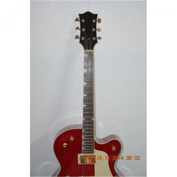 Custom Shop Gretsch Red Gold Hardware Jazz Guitar #2 image