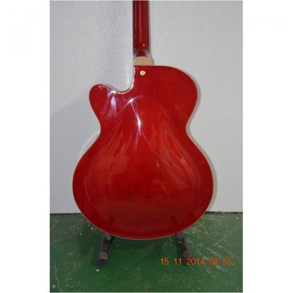 Custom Shop Gretsch Red Gold Hardware Jazz Guitar #4 image