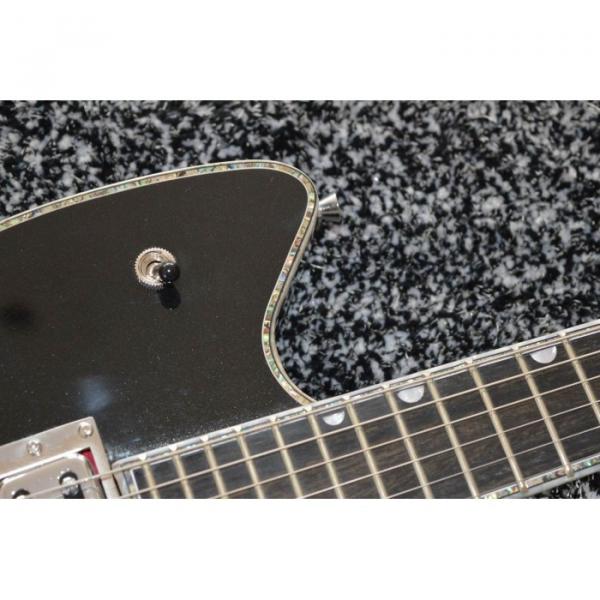 Custom Shop Gretsch G6199 Billy-Bo Jupiter Thunderbird Metallic Black Guitar #7 image