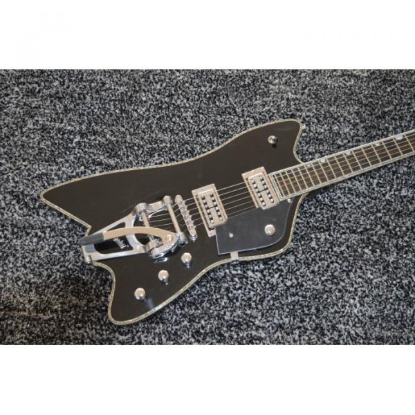 Custom Shop Gretsch G6199 Billy-Bo Jupiter Thunderbird Metallic Black Guitar #11 image