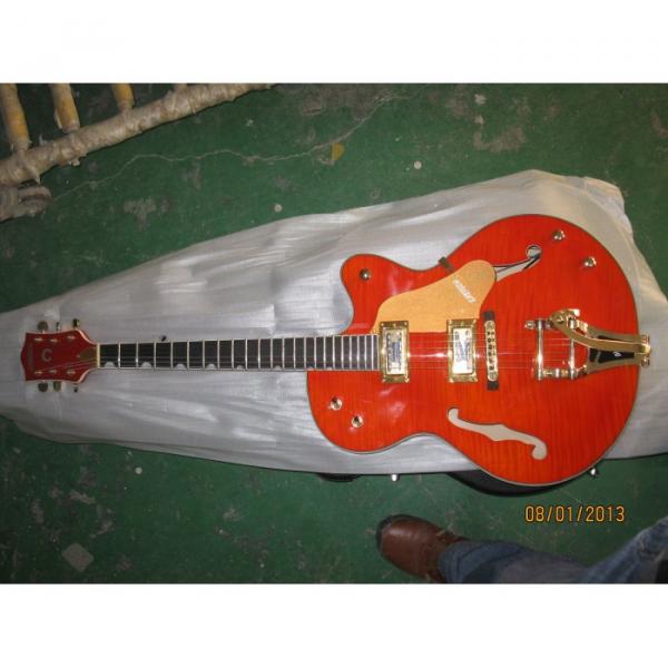 Custom Shop Gretsch Orange Falcon Electric Guitar #7 image