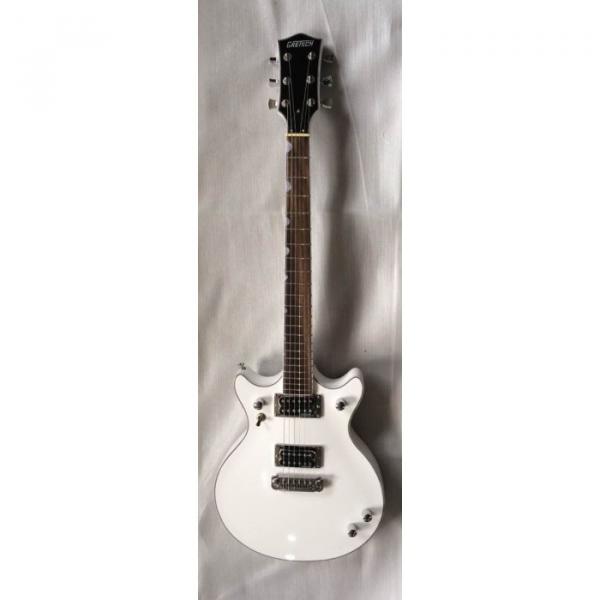 Custom Shop Gretsch G6131MYF Malcolm Young II Guitar White Color #8 image
