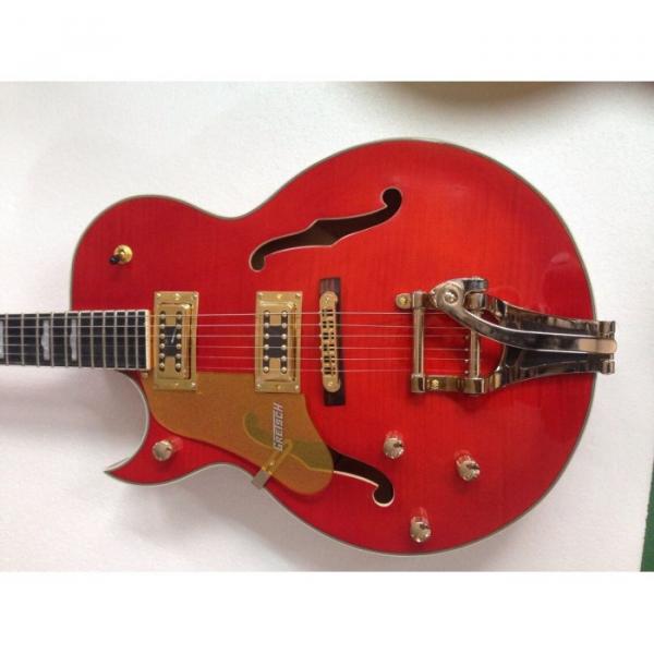Custom Shop Gretsch Left Handed 6120 Orange Falcon Guitar #1 image