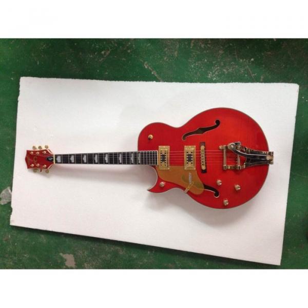 Custom Shop Gretsch Left Handed 6120 Orange Falcon Guitar #4 image