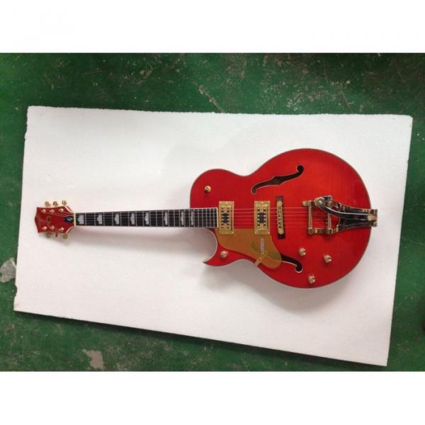 Custom Shop Gretsch Left Handed 6120 Orange Falcon Guitar #6 image