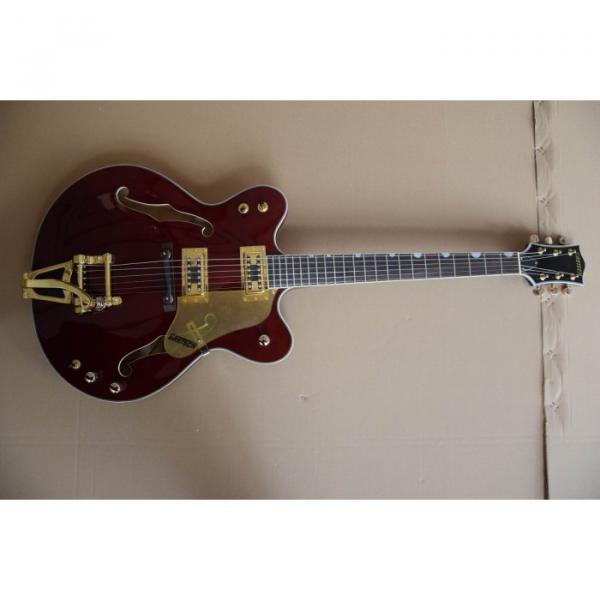 Custom Shop Gretsch 6120 DC Chet Atkins 1964 Burgundy Guitar #4 image