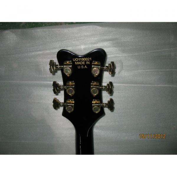 Custom Shop Gretsch Falcon Black Electric Guitar #6 image