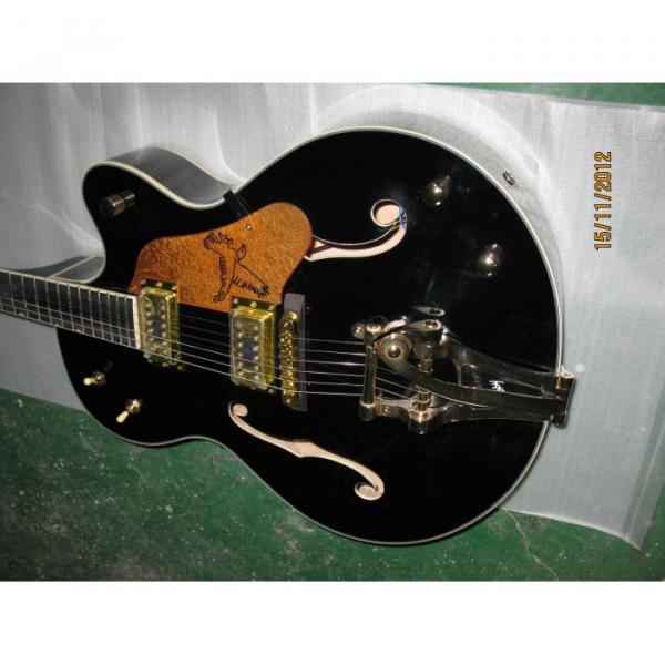 Custom Shop Gretsch Falcon Black Electric Guitar #7 image