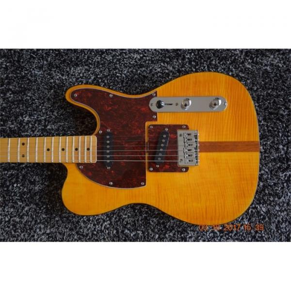 Custom Hofner Telecaster Flame Maple Top H.S. Anderson Mad Cat Guitar #7 image