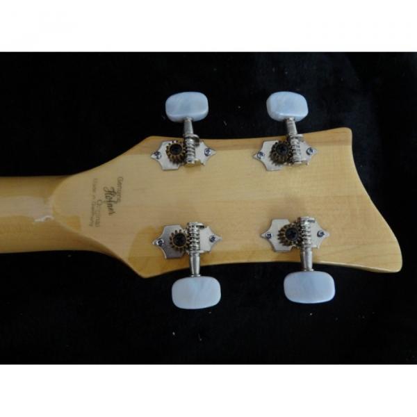 Custom Left Handed Hofner Jubilee Union Jack Paul Mcartney 4 String Bass Guitar #13 image