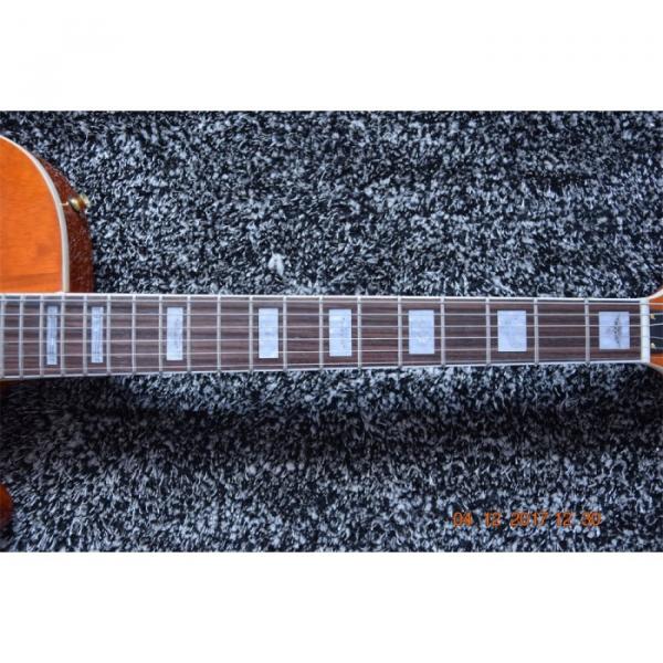 Custom Shop Gretsch 6 String Orange Transparent Electric Guitar #11 image