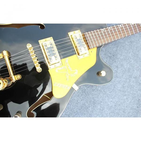 Custom Shop Gretsch Falcon Black Electric Guitar #9 image