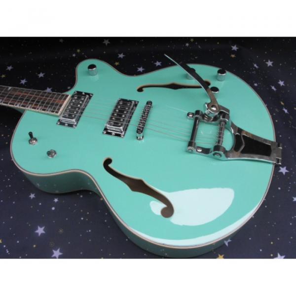 Custom Nashville Gretsch Mint Green Electric Guitar #7 image