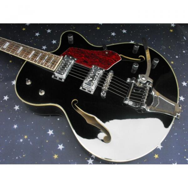 Custom Nashville Gretsch Falcon Black Guitar #7 image
