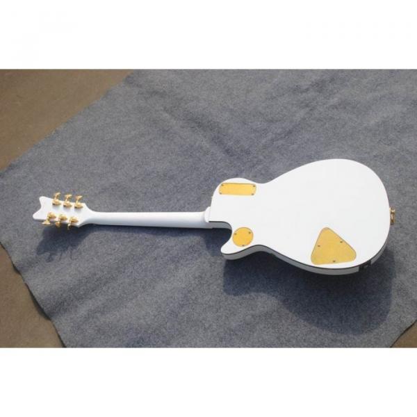 Custom Shop Florentine Gretsch White Electric Guitar #10 image