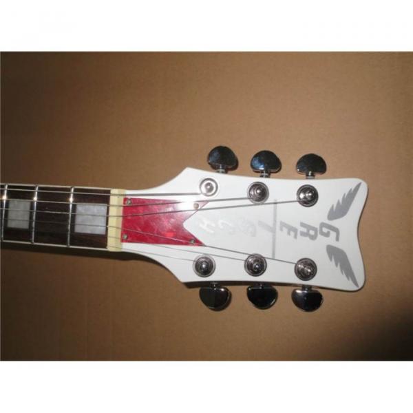 Custom Shop Double Fhole Gretsch Falcon Snow White Guitar #5 image