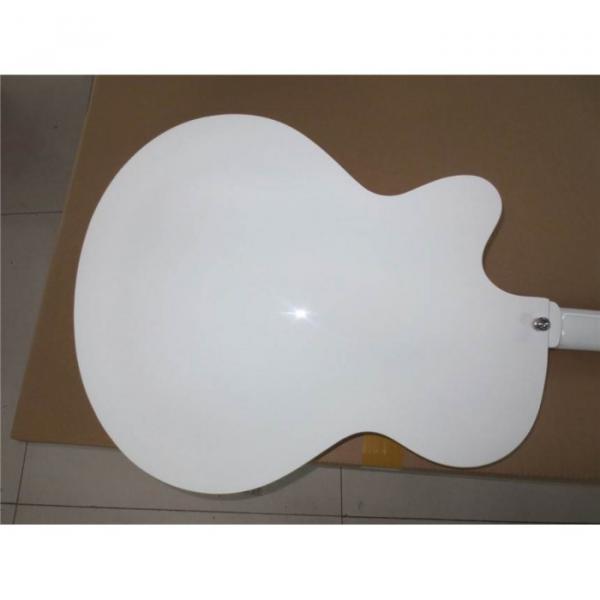 Custom Shop Double Fhole Gretsch Falcon Snow White Guitar #8 image