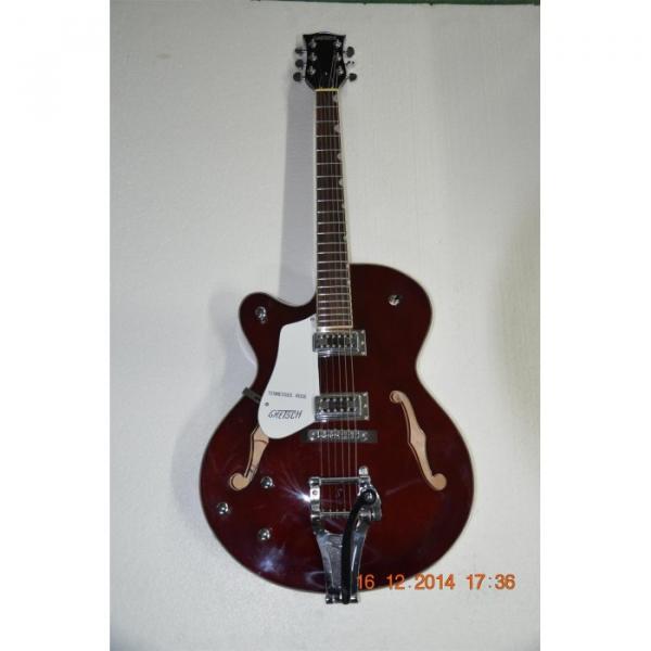 Custom Shop Gretsch Falcon 6120 Left Handed Burgundy Jazz Guitar #8 image