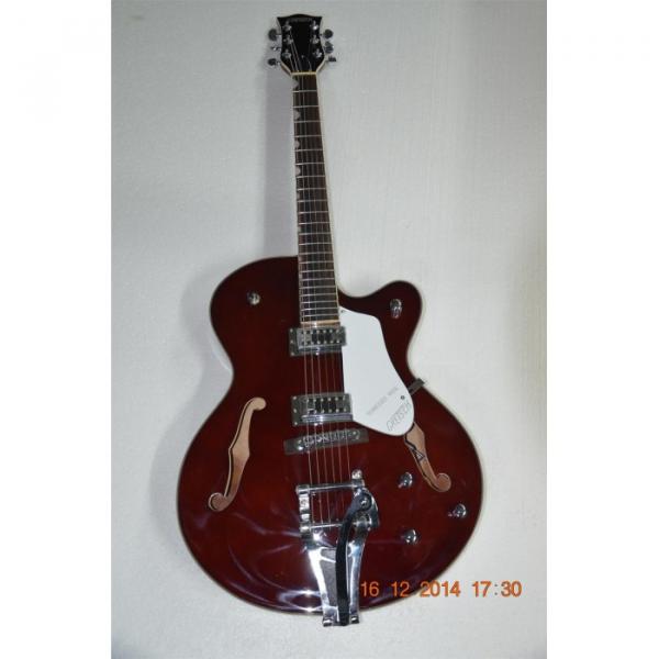Custom Shop Gretsch Falcon 6120 Burgundy Jazz Guitar #7 image