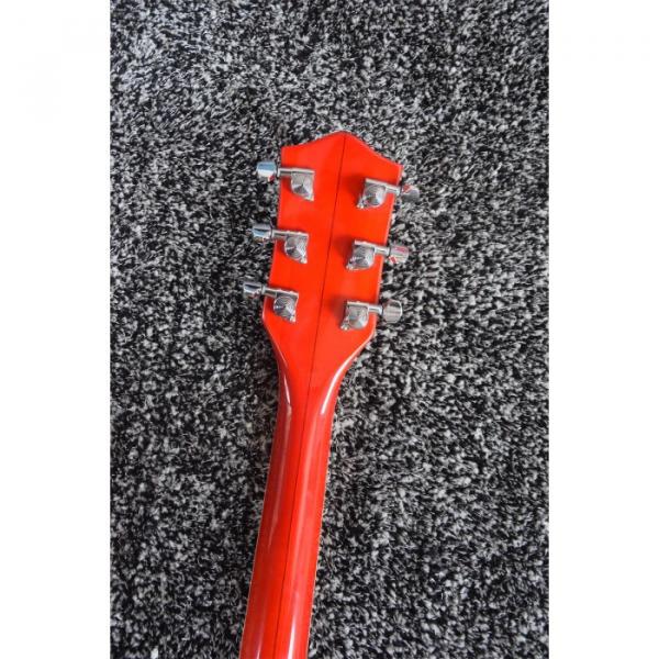 Custom Gretsch Red Orange Brian Setzer Model Guitar Horseshoe Symbol #7 image