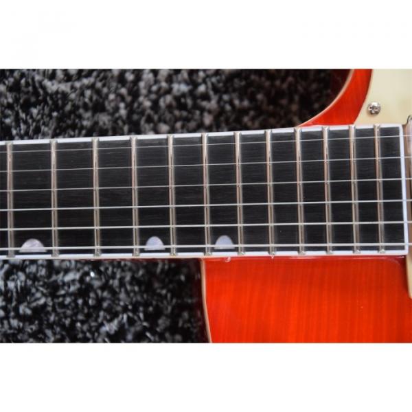 Custom Gretsch Red Orange Brian Setzer Model Guitar Horseshoe Symbol #15 image