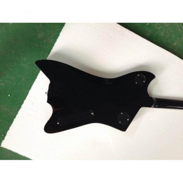 Custom Gretsch Left Handed G6199 Billy-Bo Jupiter Thunderbird Black Authorized Bridge Guitar White Pickguard #2 image