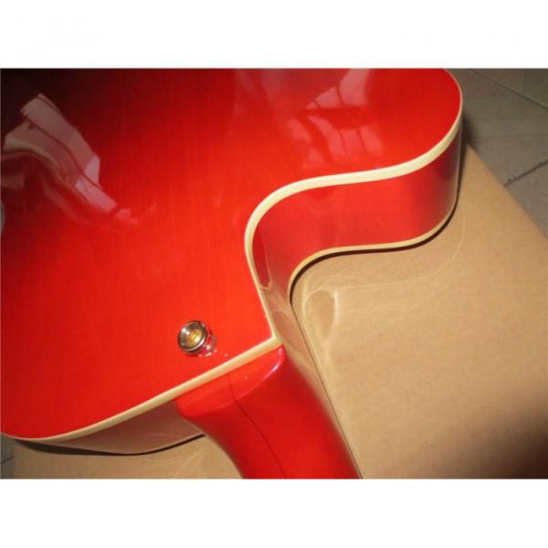 Custom Shop 6120 Gretsch Flame Maple Top Orange Jazz Guitar #5 image
