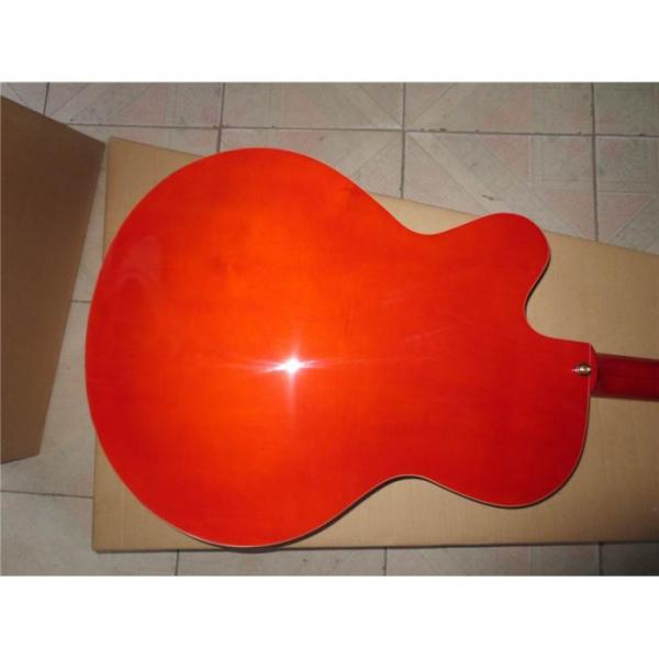 Custom Shop 6120 Gretsch Flame Maple Top Orange Jazz Guitar #6 image