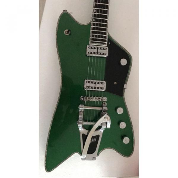 Custom Gretsch G6199 Billy-Bo Jupiter Thunderbird Cadillac Green Guitar #10 image