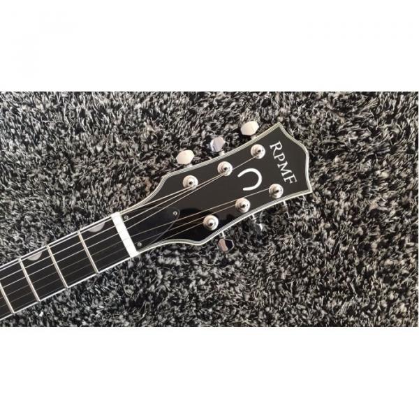 Custom Gretsch G6199 Billy-Bo Jupiter Thunderbird Metallic Silver Checkerboard Binding Guitar #9 image