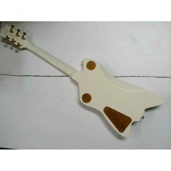 Custom Gretsch G6199 Billy-Bo Jupiter Thunderbird Aged Cream White Authorized Bridge Guitar #6 image