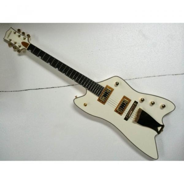 Custom Gretsch G6199 Billy-Bo Jupiter Thunderbird Aged Cream White Authorized Bridge Guitar #10 image
