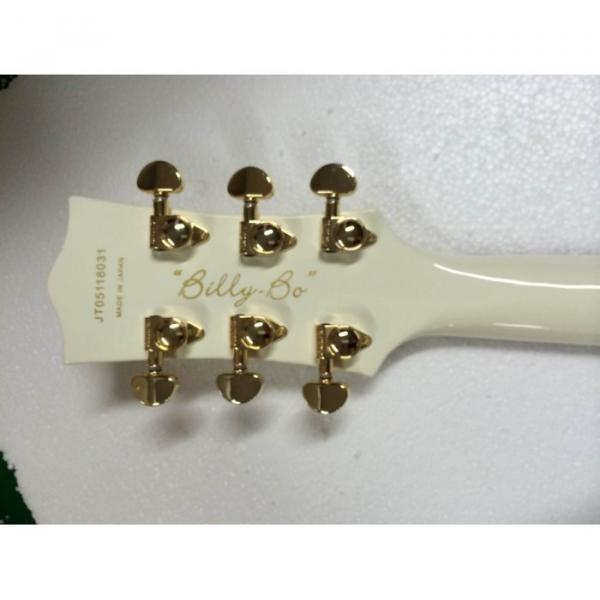 Custom Gretsch G6199 Billy-Bo Jupiter Thunderbird Aged Cream White Authorized Bridge Guitar #11 image