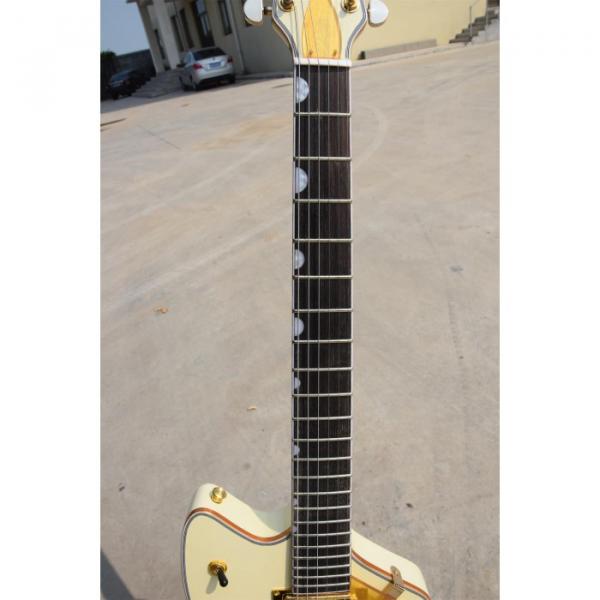 Custom Gretsch G6199 Billy-Bo Jupiter Thunderbird Aged Cream Authorized Bridge Guitar #6 image