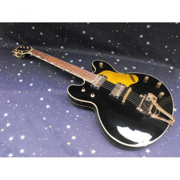 Custom Gretsch G6136TBK Black Falcon w/ Bigsby Guitar #1 image