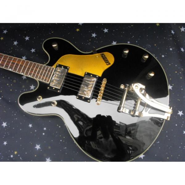 Custom Gretsch G6136TBK Black Falcon w/ Bigsby Guitar #5 image
